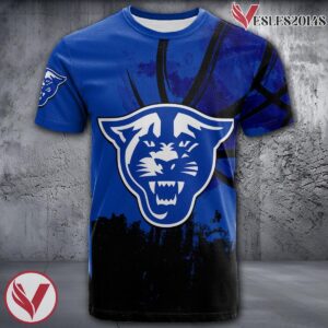 Georgia State Panthers Basketball Grunge Pattern Unique Personalized T Shirts - Vesles2014S