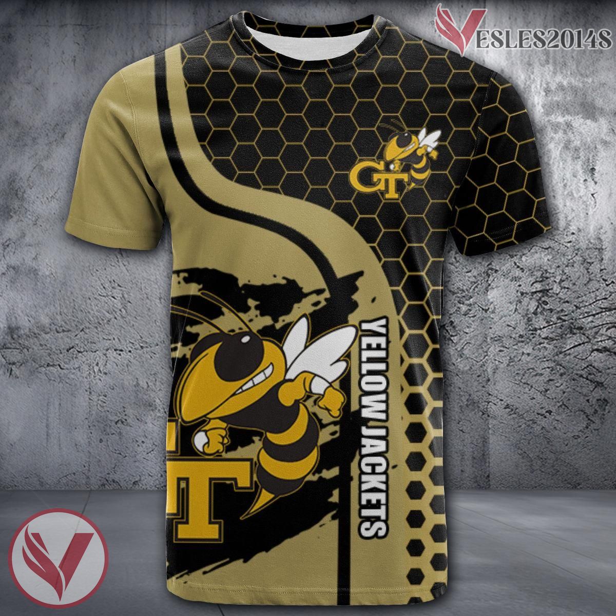 Georgia Tech Yellow Jackets NCAA Custom Shirt, Unique Sport Gifts For Fans - Vesles2014s