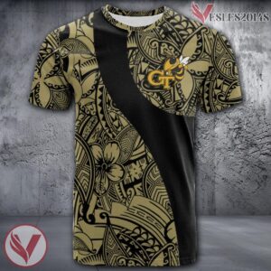 Georgia Tech Yellow Jackets NCAA Polynesian Pattern Shirt, Unique Gifts For Fans - Vesles2014s