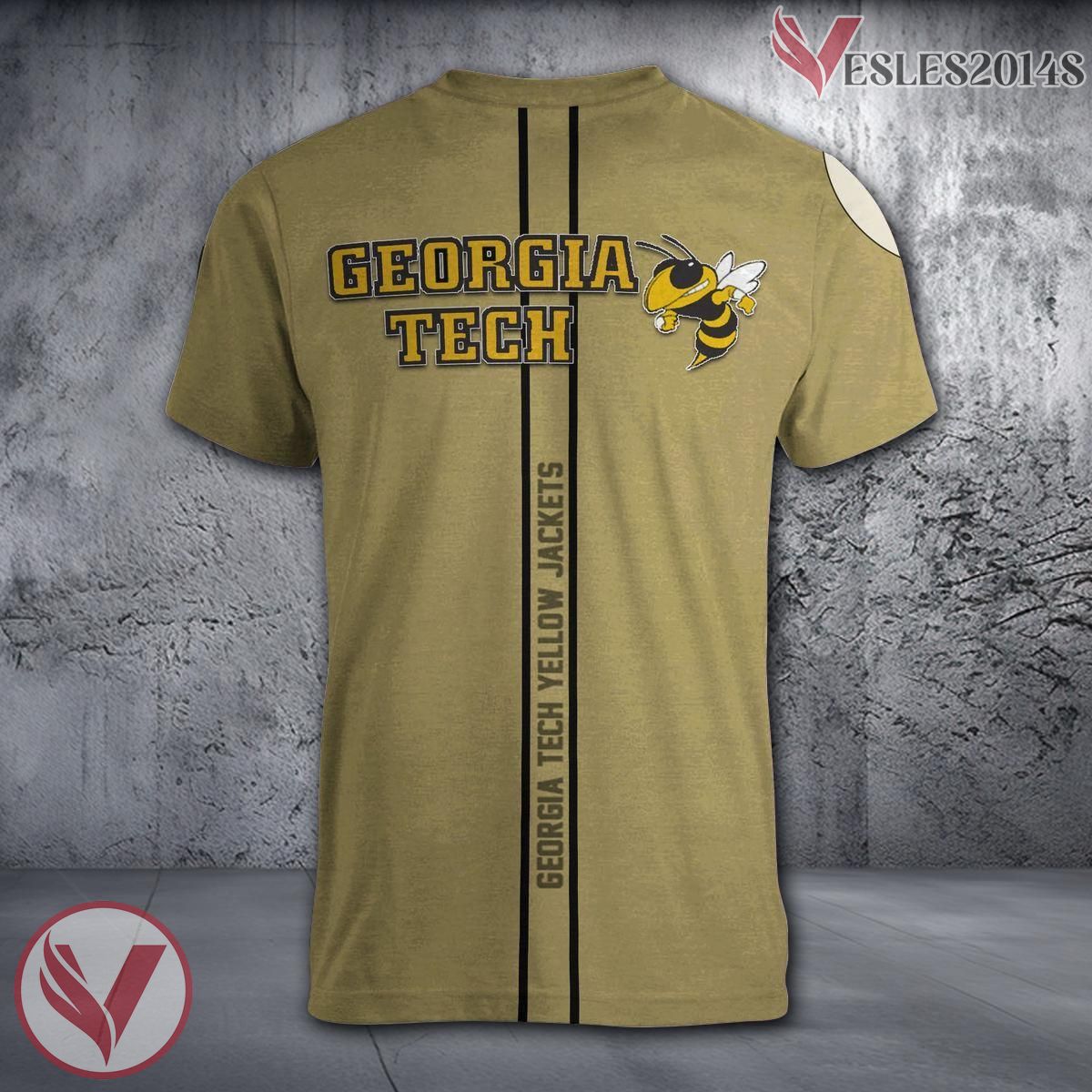 Georgia Tech Yellow Jackets Personalized Shirt, Unique Gifts For NCAA Fans - Vesles2014s 1