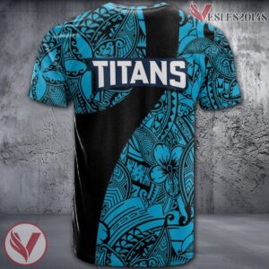 Gold Coast Titans NRL Polynesian Pattern Shirt, Unique Gifts For Fans - Vesles2014s 1
