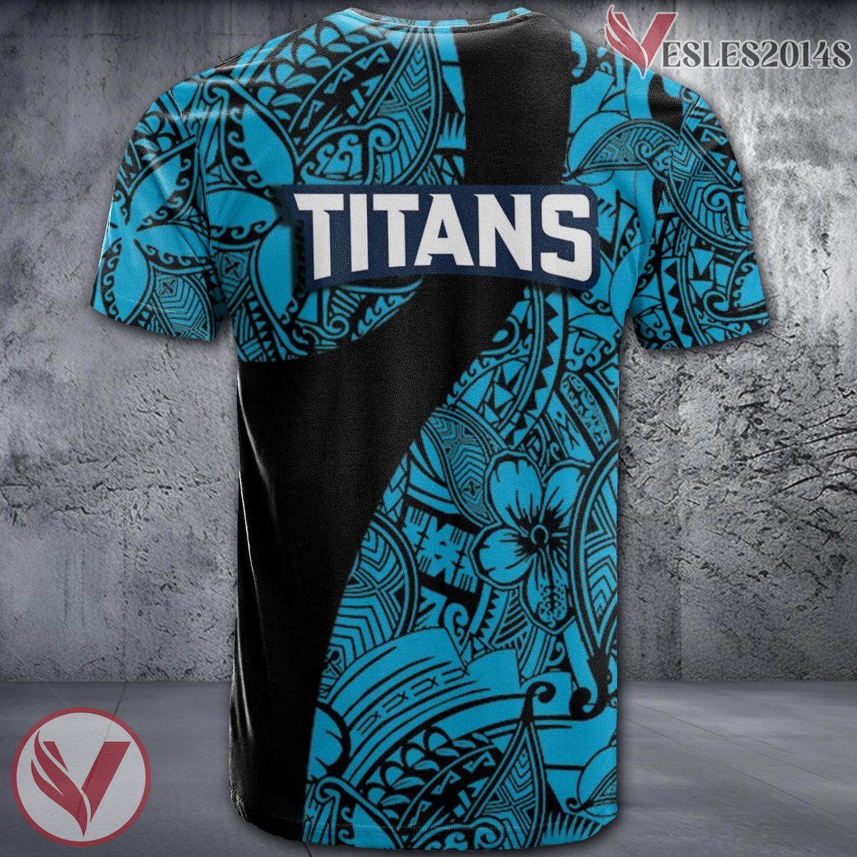 Gold Coast Titans NRL Polynesian Pattern Shirt, Unique Gifts For Fans - Vesles2014s 1