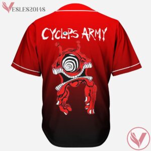 Gradient Red Subtronics Red Custom Jersey For EDM Festivals - Vesles2014s 1