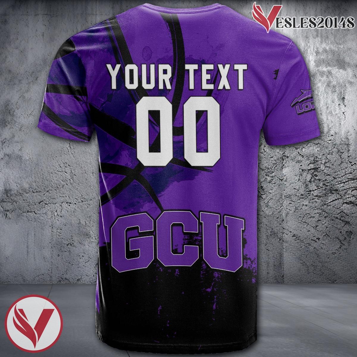Grand Canyon Antelopes Basketball Grunge Pattern Unique Personalized T Shirts - Vesles2014S 1
