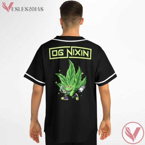 Green Leaf Manny custom rave Baseball Jersey - Vesles2014s 3