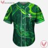 Green Oil Slick Zeds Dead Baseball Jersey For EDM Festivals - Vesles2014s