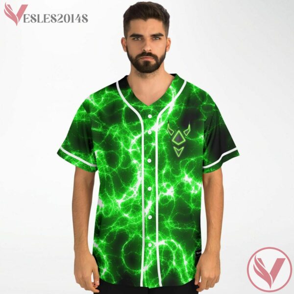 Green Plasma Paradox Baseball Jersey - Vesles2014s 2