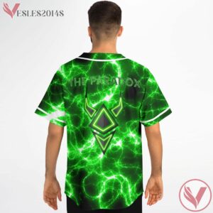 Green Plasma Paradox Baseball Jersey - Vesles2014s 3