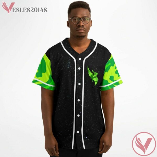 Green Rave Bonfire Wubba Lubba Rick And Morty Baseball Jersey, EDM Gift Ideas - Vesles2014s 1