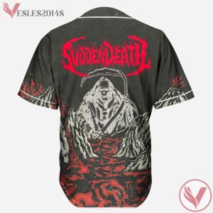 Grim Reaper Svdden Death VOYD Baseball Jersey For EDM Festivals - Vesles2014s