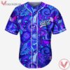 Griz Blue Trippin Psychedelic Baseball Jersey For EDM Festivals - Vesles2014s