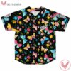 Griz Butterflies Flowery Baseball Jersey For EDM Festivals - Vesles2014s