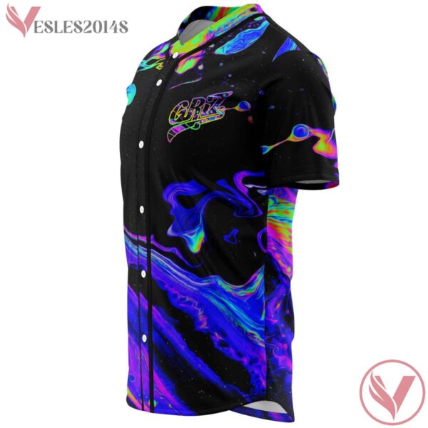Griz Logo Acid Trippin Baseball Jersey For EDM Festivals - Vesles2014s 1