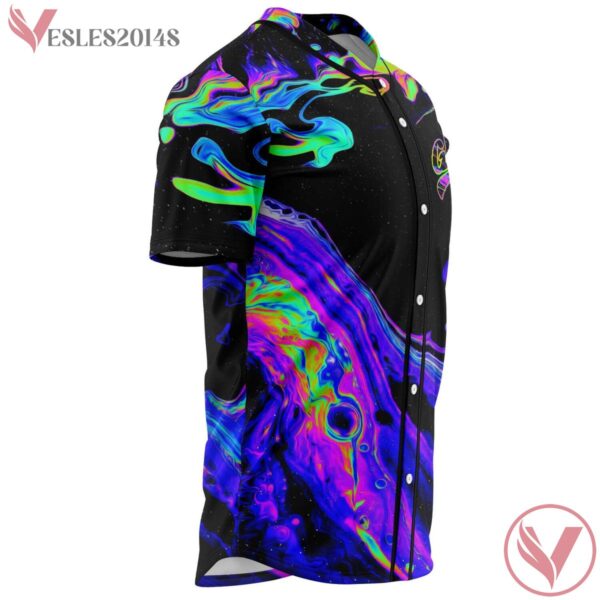 Griz Logo Acid Trippin Baseball Jersey For EDM Festivals - Vesles2014s 2