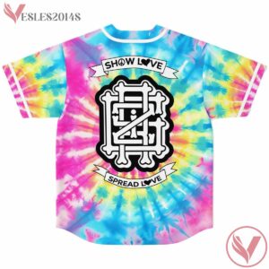 Griz Tie Dye Baseball Jersey For EDM Festivals - Vesles2014s 1