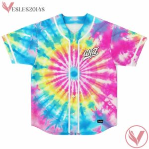 Griz Tie Dye Baseball Jersey For EDM Festivals - Vesles2014s