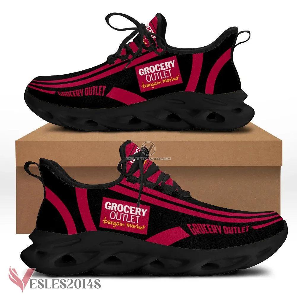 Grocery Outlet Logo Custom Shoes, Best Running Shoes For Fans - Vesles2014S