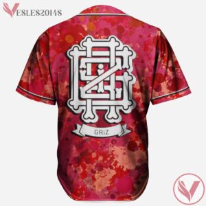 Grunge Rave Griz Red Splash Jersey For EDM Festivals - Vesles2014s 1