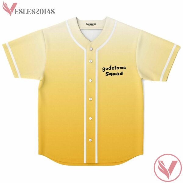 Gudetama Squad Sublimated Yellow Meh Custom Jersey - Vesles2014s