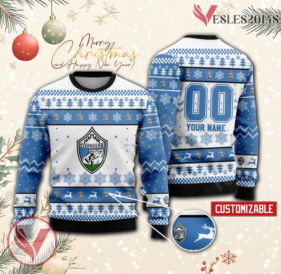 Hamar Custom Ugly Christmas Sweater, Unique Gift For Fans - Vesles2014s