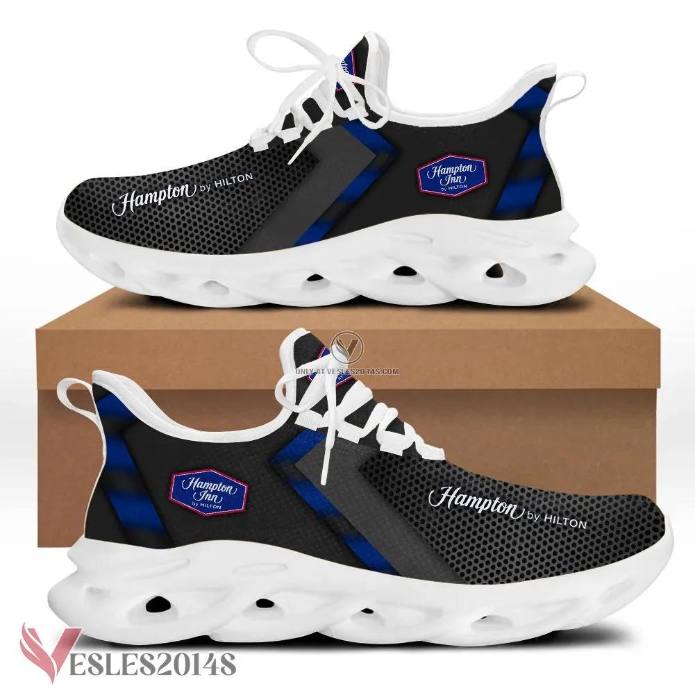 Hampton By Hilton Logo Custom Shoes, Best Running Shoes For Fans - Vesles2014S 1
