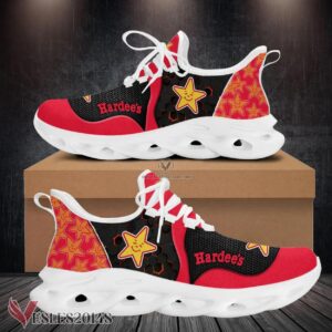 Hardee's Sneaker Logo Custom Shoes, Best Running Shoes For Fans - Vesles2014S 1