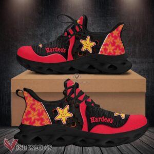 Hardee's Sneaker Logo Custom Shoes, Best Running Shoes For Fans - Vesles2014S