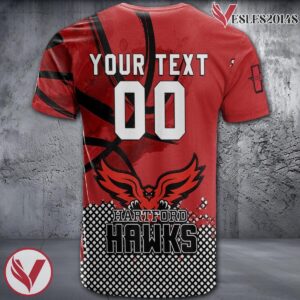 Hartford Hawks Basketball Grunge Pattern Unique Personalized T Shirts - Vesles2014S 1