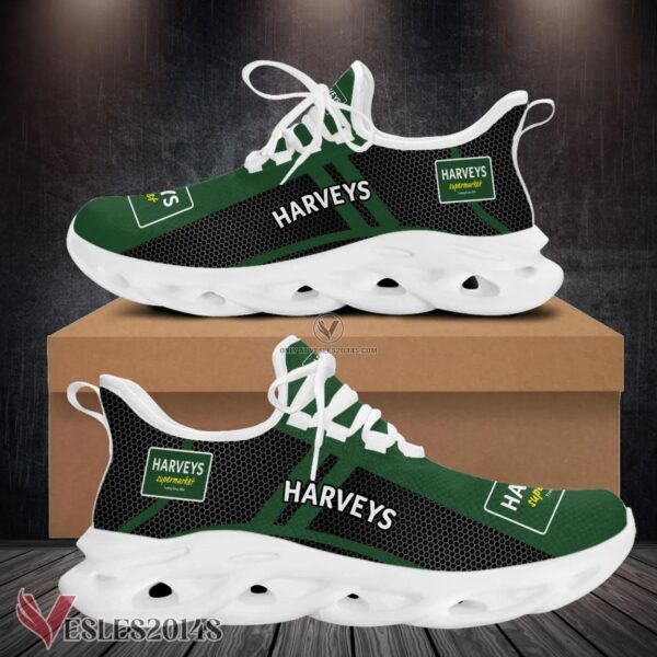 Harveys Supermarket Logo Custom Shoes, Best Running Shoes For Fans - Vesles2014S 1