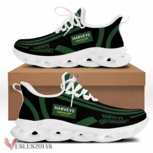 Harveys Supermarket Logo Custom Shoes Style 1, Best Running Shoes For Fans - Vesles2014S 1