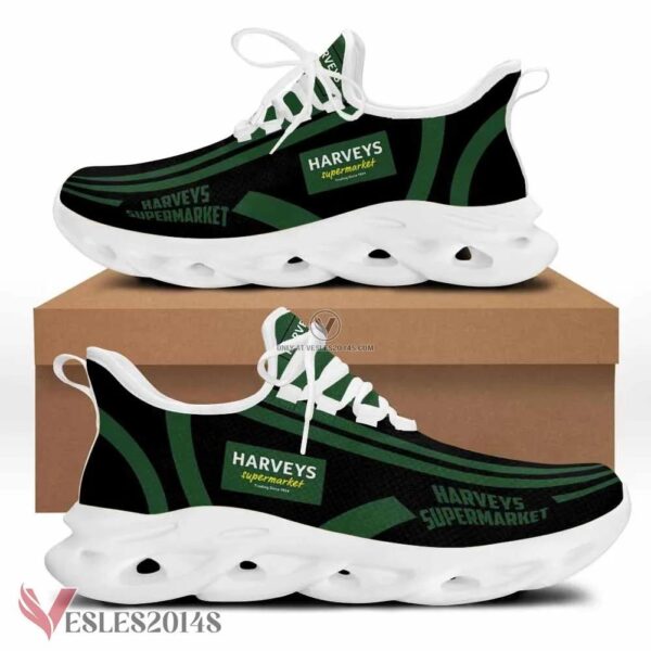 Harveys Supermarket Logo Custom Shoes Style 1, Best Running Shoes For Fans - Vesles2014S 1