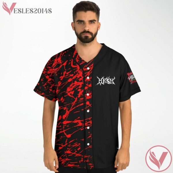 Hesh Splashes Black Red Split Nola Custom Jersey - Vesles2014s 2