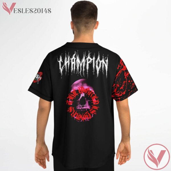 Hesh Splashes Black Red Split Nola Custom Jersey - Vesles2014s 3