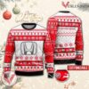 Honda Logo Personalized Ugly Christmas Sweater, Unique Gift For Fans - Vesles2014s