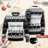 Hugo Boss Logo Personalized Ugly Christmas Sweater, Unique Gift For Fans - Vesles2014s