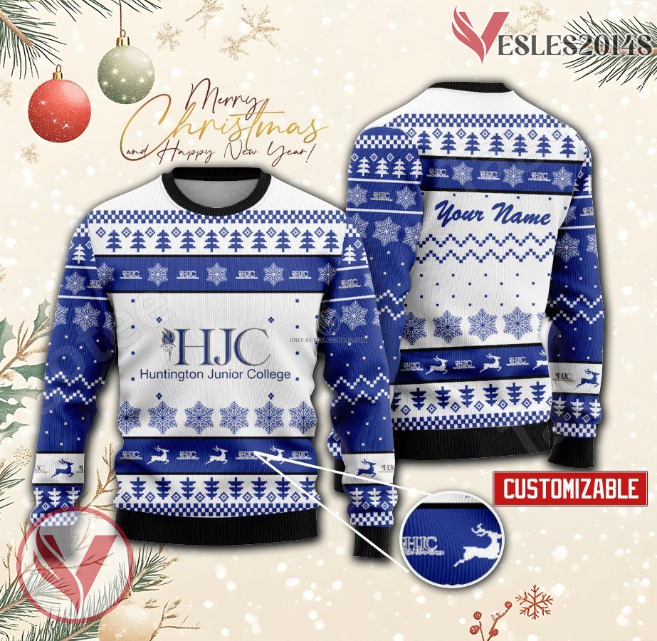 Huntington Junior College Custom Ugly Christmas Sweater, Unique Gift For Fans - Vesles2014s