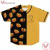 I Hate Monday Lasagna Pattern Levi Black Orange Custom Jersey - Vesles2014s