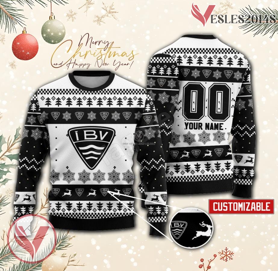 IBV Vestmannaeyjar Handball Custom Ugly Christmas Sweater, Unique Gift For Fans - Vesles2014s
