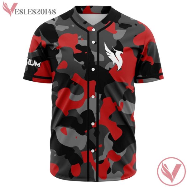 ILLENIALS Red Black Camo custom jersey - Vesles2014s