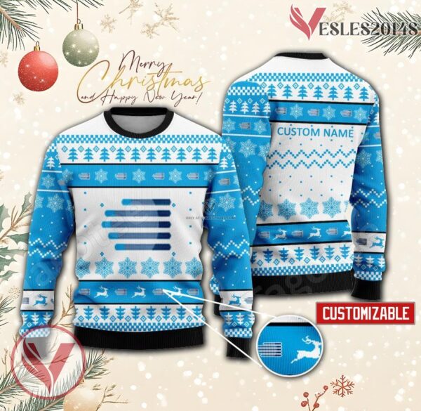 IQVIA Logo Personalized Ugly Christmas Sweater, Unique Gift For Fans - Vesles2014s