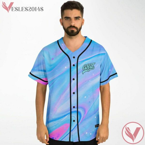 Ice Cream Griz Gradient Blue Baseball Jersey  V3 - Vesles2014s 2
