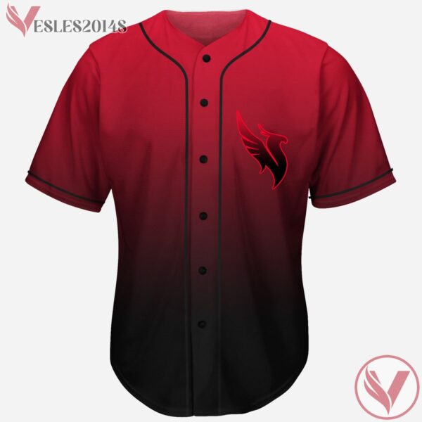 Illenium Black Red Gradient Rave Baseball Jersey For edm Festivals, Gift Ideas For Music Lovers - Vesles2014s
