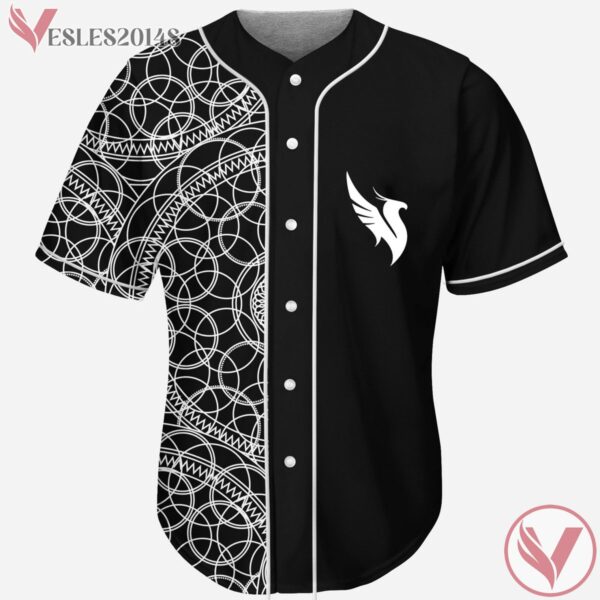 Illenium Geometric Split Cool Design Rave Baseball Jersey For EDM Festivals, Presents For Ravers - Vesles2014s