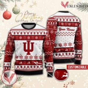 Indiana University-Bloomington Custom Ugly Christmas Sweater, Unique Gift For Fans - Vesles2014s