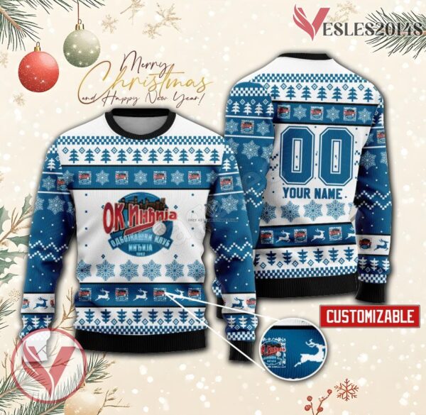 Indjija Women Volleyball Custom Ugly Christmas Sweater, Unique Gift For Fans - Vesles2014s