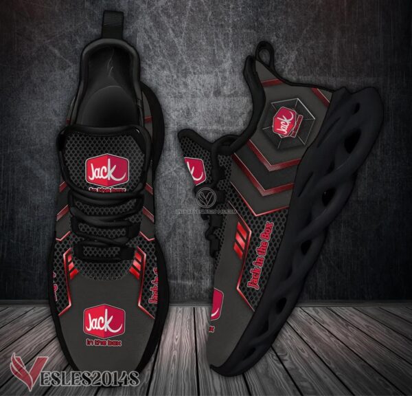 Jack In The Box Logo Custom Shoes Style 1, Best Running Shoes For Fans - Vesles2014S