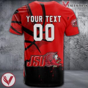 Jacksonville State Gamecocks Basketball Grunge Pattern Unique Personalized T Shirts - Vesles2014S 1