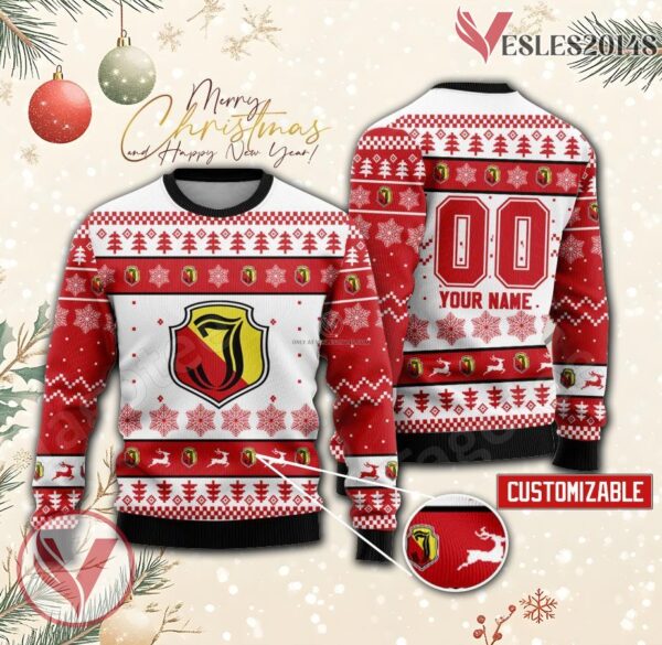 Jagiellonia Bialystok Custom Ugly Christmas Sweater, Unique Gift For Fans - Vesles2014s
