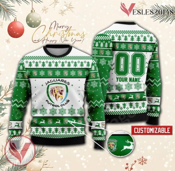 Jaguares de Córdoba Custom Ugly Christmas Sweater, Unique Gift For Fans - Vesles2014s