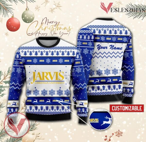 Jarvis Christian College Custom Ugly Christmas Sweater, Unique Gift For Fans - Vesles2014s